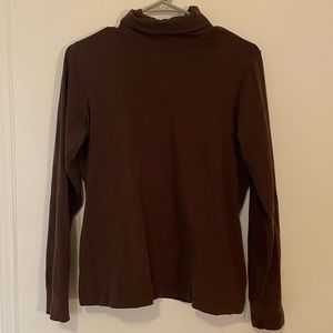 Brown turtleneck